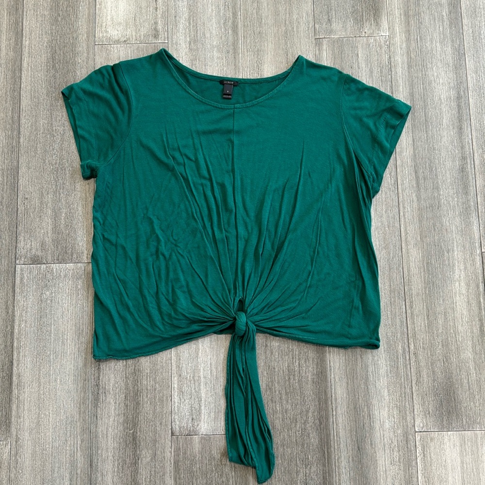 J. Crew knot tied tee